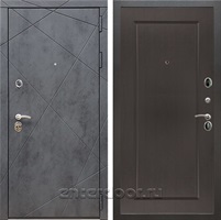 Входная металлическая дверь Армада 13 ФЛ-119 (Бетон тёмный / Венге)