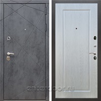Входная металлическая дверь Армада 13 ФЛ-119 (Бетон тёмный / Лиственница беж)