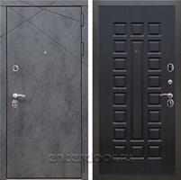 Входная металлическая дверь Армада 13 ФЛ-183 (Бетон тёмный / Венге)