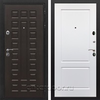 Входная металлическая дверь Сенатор Престиж ФЛ-117 (Венге / Белый матовый)