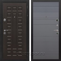 Входная металлическая дверь Сенатор Престиж ФЛ-14 (Венге / Графит софт)