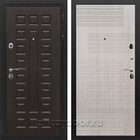 Входная металлическая дверь Сенатор Престиж ФЛ-185 (Венге / Беленый дуб)