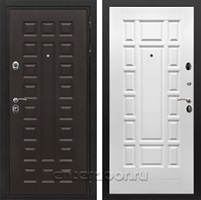 Входная металлическая дверь Сенатор Престиж ФЛ-244 (Венге / Белый ясень)