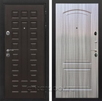 Входная металлическая дверь Сенатор Престиж ФЛ-138 (Венге / Сандал серый)