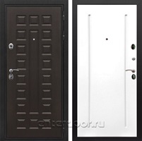 Входная металлическая дверь Сенатор Престиж ФЛ-68 (Венге / Белый матовый)