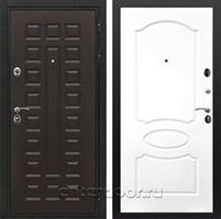 Входная металлическая дверь Сенатор Престиж ФЛ-128 (Венге / Белый матовый)