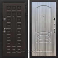 Входная металлическая дверь Сенатор Престиж ФЛ-128 (Венге / Сандал серый)