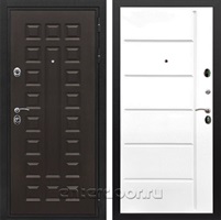 Входная металлическая дверь Сенатор Престиж ФЛ-102 (Венге / Белый матовый)