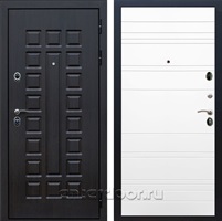 Входная металлическая дверь Сенатор 3К Премиум ФЛ-14 (Венге / Белый ясень)