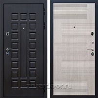 Входная металлическая дверь Сенатор 3К Премиум ФЛ-185 (Венге / Беленый дуб)