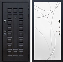 Входная металлическая дверь Сенатор 3К Премиум ФЛ-247 (Венге / Белый ясень)