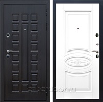 Входная металлическая дверь Сенатор 3К Премиум ФЛ-181 (Венге / Белый матовый)
