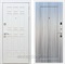 Входная металлическая дверь Сиэтл White ФЛ-119 (Белый матовый / Сандал серый)
