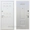 Входная металлическая дверь Сиэтл White ФЛ-2 (Белый матовый / Лиственница беж)