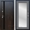 Входная металлическая дверь Премьер 3К с зеркалом Оптима (Тиковое дерево / Графит софт)