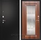 Входная металлическая дверь Армада Арсенал с зеркалом ФЛЗ-120 (Черный муар / Берёза морёная)