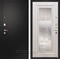 Входная металлическая дверь Армада Арсенал с зеркалом ФЛЗ-120 (Черный муар / Лиственница беж)