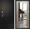 Входная металлическая дверь Армада Арсенал с зеркалом 2XL (Черный муар / Беленый дуб)