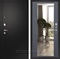 Входная металлическая дверь Армада Арсенал с зеркалом 2XL (Черный муар / Графит софт)