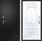 Входная металлическая дверь Армада Арсенал ФЛ-317 (Черный муар / Белый патина Золото)