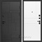 Входная дверь Квадро Стайл 3к Горизонт (Чёрный / Белый матовый)