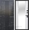 Входная металлическая дверь Luxor MX-4 Вертикаль с зеркалом Фацет Эмалит белый