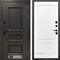 Входная дверь Термо Аляска 3к Марсель (Муар коричневый / Белый софт)