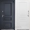 Входная дверь Термо Империал-3 (Муар серый 7024 / Белый матовый) для загородного дома, дачи и коттеджа