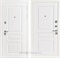 Входная дверь Квадро Сноу 3К (Белый матовый / Белый матовый)