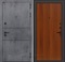 Входная металлическая дверь Лабиринт Инфинити 05 (Бетон темный / Орех итальянский)