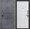 Входная металлическая дверь Лабиринт Инфинити 12 (Бетон темный / Белое дерево)