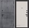 Входная металлическая дверь Лабиринт Инфинити 03 (Бетон темный / Сандал белый)