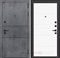 Входная металлическая дверь Лабиринт Инфинити 13 (Бетон темный / Белый софт)