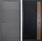 Входная дверь Сенатор 3К №123 (Софт графит / Черный кварц + Орех коньяк)