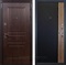 Входная дверь Сенатор Винорит №123 (Алмон 28 / Черный кварц + Орех коньяк)