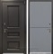 Входная дверь Термо Айсберг №126 (Муар коричневый / Софт графит)