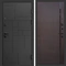 Входная дверь Квадро Стайл 3к Порте (Чёрный / Шоколад)