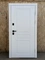 Входная дверь Премиум Вайт с черной фурнитурой