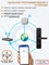 Входная дверь Смартлаб с умным замком - 02 Венге, стекло белое для установки в квартиру 30359