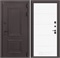 Входная дверь Полярис Термо Лайт №13 (Муар коричневый / Белый софт) для частного загородного дома и дачи 30620 - фото 140399