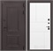 Входная дверь Полярис Термо Лайт №21 (Муар коричневый / Белый софт) для частного загородного дома и дачи 30622 - фото 140409