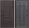Входная дверь Полярис Термо Лайт №12 (Муар коричневый / Венге) для частного загородного дома и дачи 30631 - фото 140454