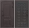 Входная дверь Полярис Термо Лайт №04 (Муар коричневый / Венге) для частного загородного дома и дачи 30661 - фото 140604