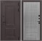 Входная дверь Полярис Термо Лайт №06 (Муар коричневый / Сандал серый) для частного загородного дома и дачи 30663 - фото 140614