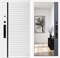 Входная дверь Урбан Лайн Белая с умным замком - Зеркало Панорама Графит софт для установки в квартиру 30726 - фото 140840