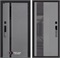 Входная дверь Piano Smart с умным замком - Зеркало тонированное 32 Серый рельеф софт для установки в квартиру 30743 - фото 141076