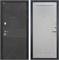 Входная дверь Сицилия ФЛ-613 Чёрный (крашеный) / ФЛ-642 Мэджик шифон белый для установки в квартиру 30889 - фото 142714