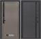 Входная дверь Лаб 1 Про - 22 Графит софт с молдингом для установки в квартиру 31045 - фото 143780