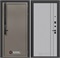 Входная дверь Лаб 1 Про - 10 Серый рельеф софт, черные молдинги для установки в квартиру 31186 - фото 144841