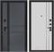 Входная дверь Эволаб 10 - Белый рельеф софт, черные молдинги для установки в квартиру 31245 - фото 145229